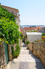 Cityscape of Hvar in Croatia