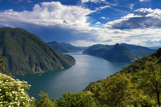 Monte Bre - Lookout over Lake Lugano © Circumnavigation