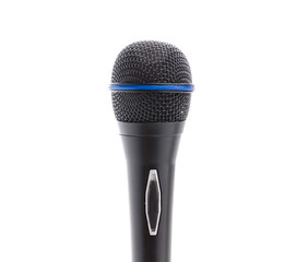 Microphone isolated on white