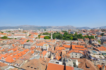Cityscape of Split in Croatia