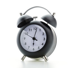 Clock isolated on white