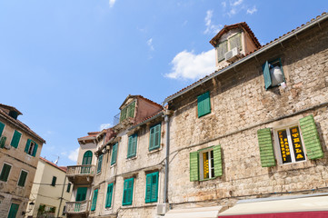 The Square of Narodni in Split, Croatia 
