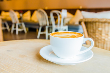 Latte coffee