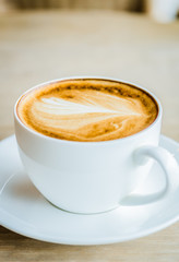 Latte coffee