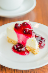 Blueberry cheesecake