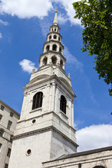 Fototapeta na wymiar St. Bride's Church in London