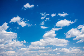 Clouds on blue sky