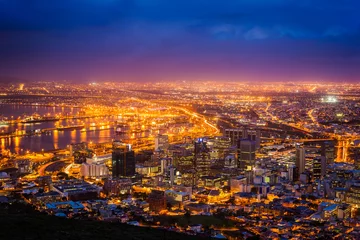 Fotobehang Zuid-Afrika Uitzicht op Kaapstad