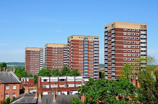 Residential apartment blocks, Tamworth © Arena Photo UK