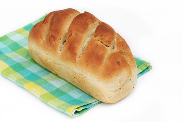 pane in cassetta ai semi_ sfondo bianco