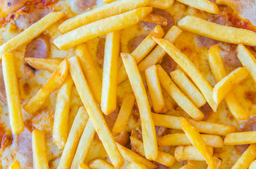 French fries Pizza