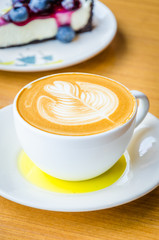 Latte coffee