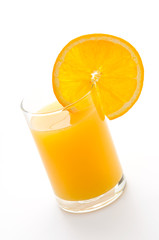 Orange juice glass