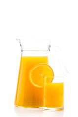 Orange juice glass