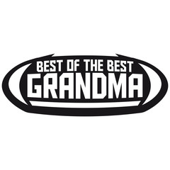 Best Of The Best Grandma Logo Design