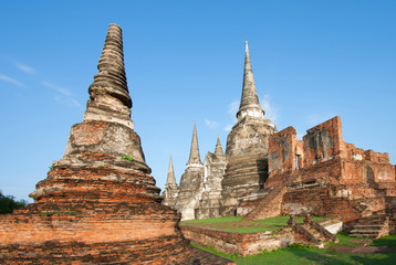 Fototapeta premium Ayutthaya Historical Park, Thailand.