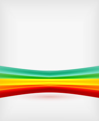 Rainbow color wave abstraction design template