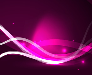 Abstract glowing lines