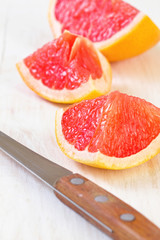 slice of grapefruit