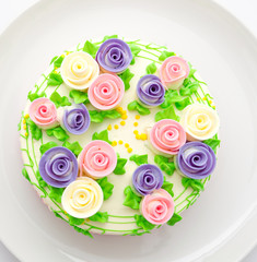 Flower cakes