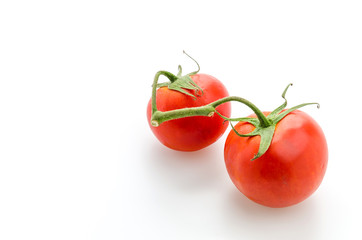 Tomato isolated on white