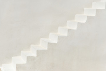 many white stairs leading to a terrace, Greece