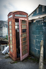 Old disused phonebox