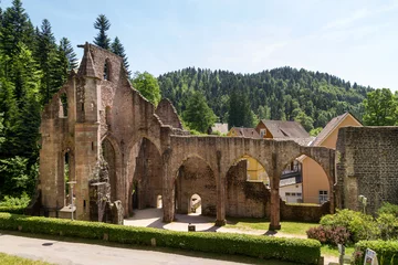 Photo sur Plexiglas Rudnes Klosterruine Allerheiligen monastery ruins, Oppenau, Black Fores