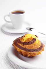 Cupcake and coffee