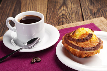 Coffee and cupcake