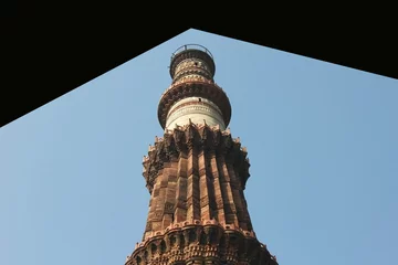 Foto op Plexiglas qutub minar with frame © Amayra