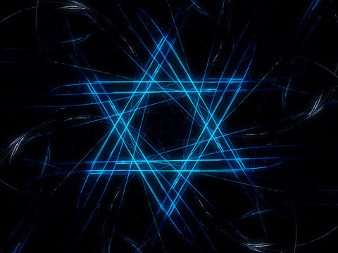 Jewish David star design