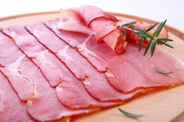 Slices of ham
