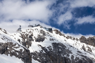 View from Zugspitze.Germany.