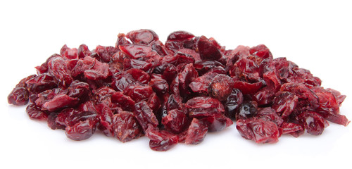 Heap of dried cranberries