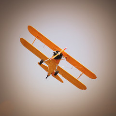 The biplane.