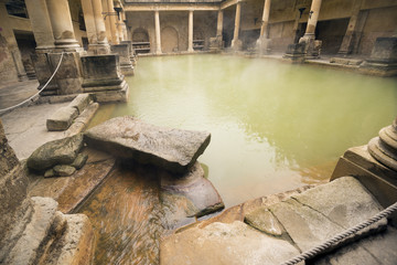 Roman Bath in England