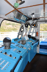 the bridge - a cabin on a ship