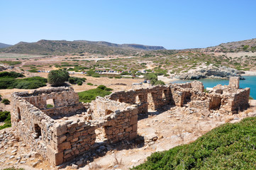 Ruins on the island of Crete, Greece, Europe