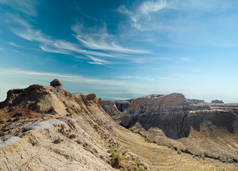 Fototapeta na wymiar Panorama of the plateau Shalkar-Nura