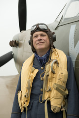 WW2 RAF Spitfire Pilot © John Gomez