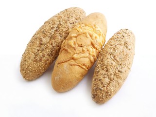 rolls with various tasty grains