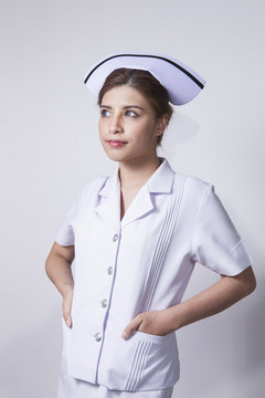 Young woman asian nurse