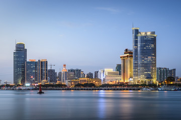 Obraz na płótnie Canvas Xiamen, China Cityscape