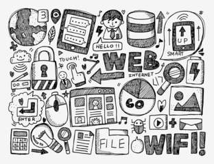 doodle internet background