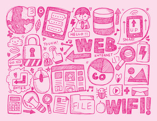 doodle internet background