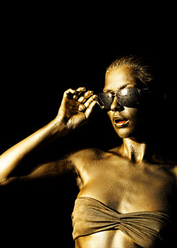 Golden lady