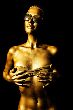 Golden lady