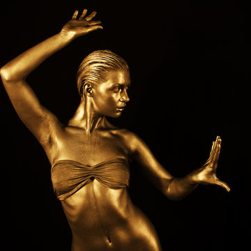 Golden lady