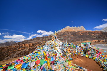 Himalayas Mountain Range in Yunnan, China